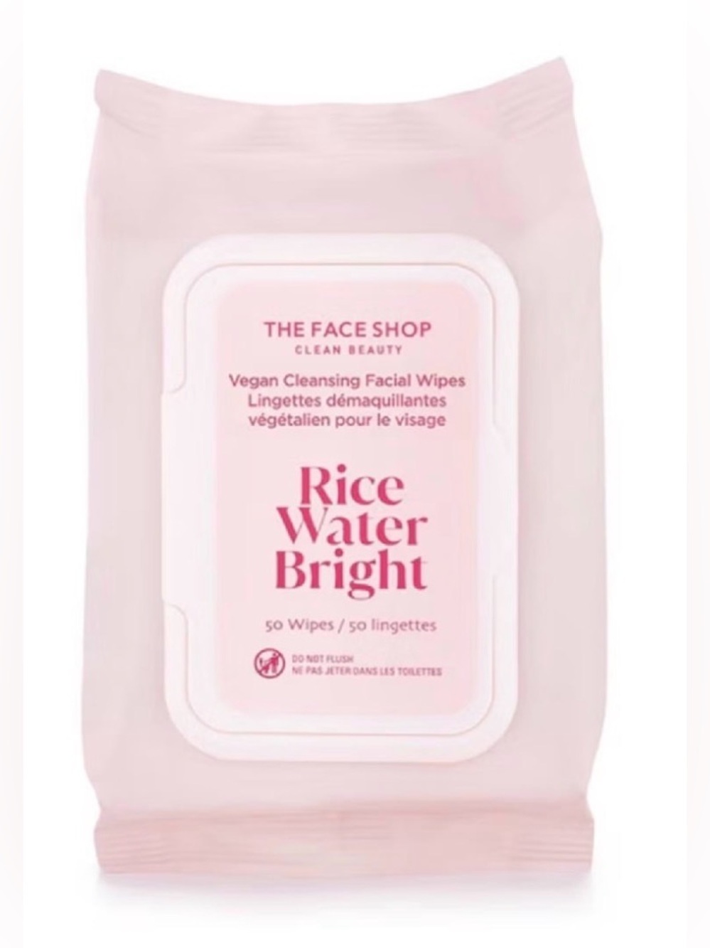 4 Rice Water Bright Vegan Cleansing Facial Wipes - 4 -50 count
